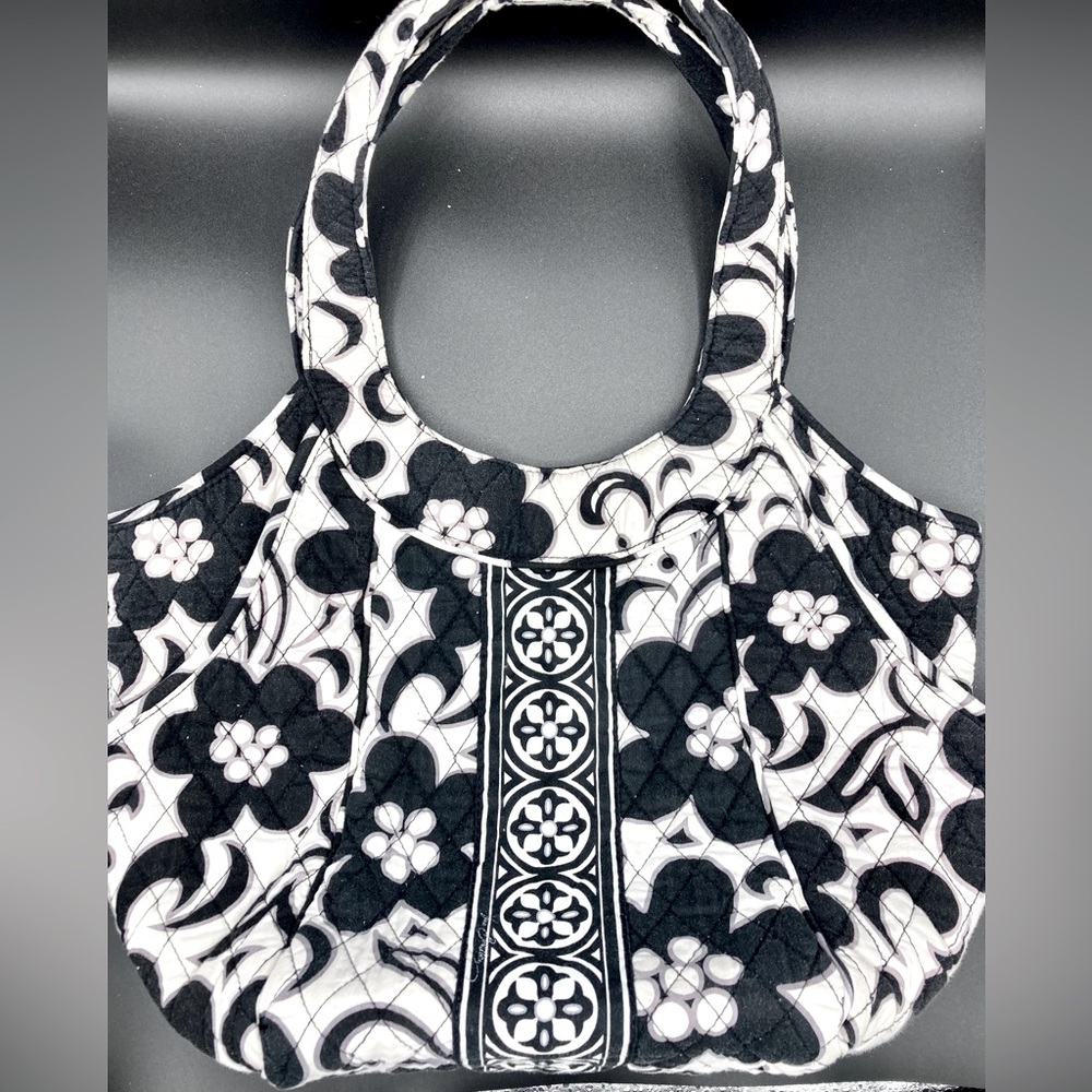 Vera Bradley Large Shoulder "Side by Side" Bag in the Pattern Night and Day